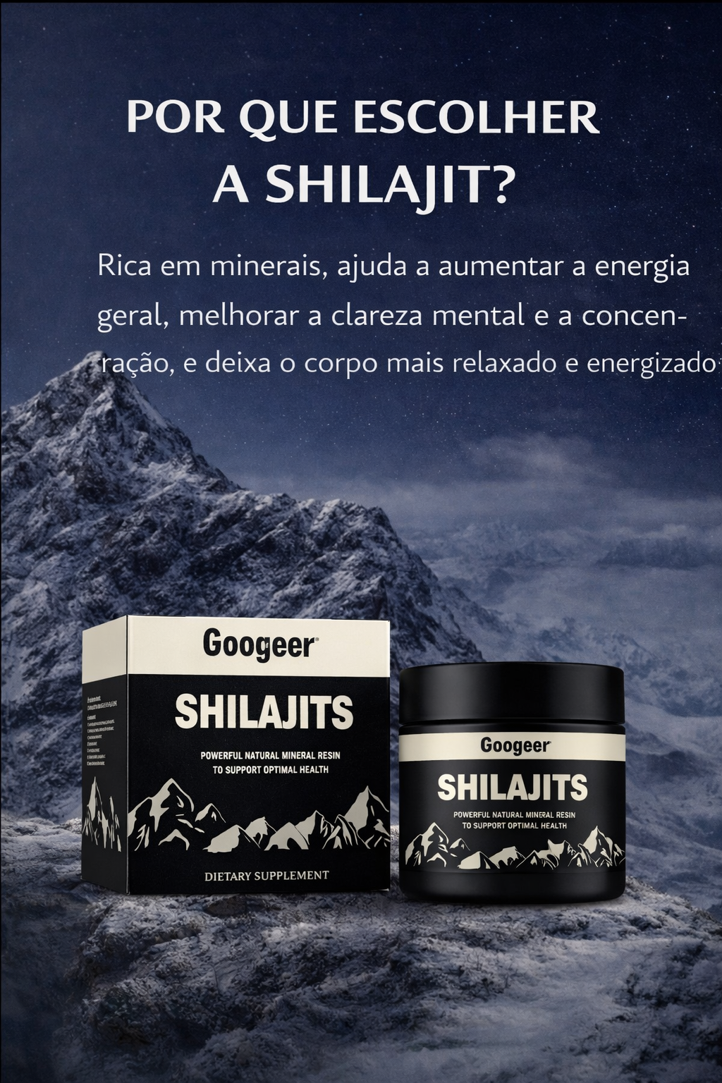 Shilajit 100 % Puro 💎 Fuente de Energía Vital del Himalaya